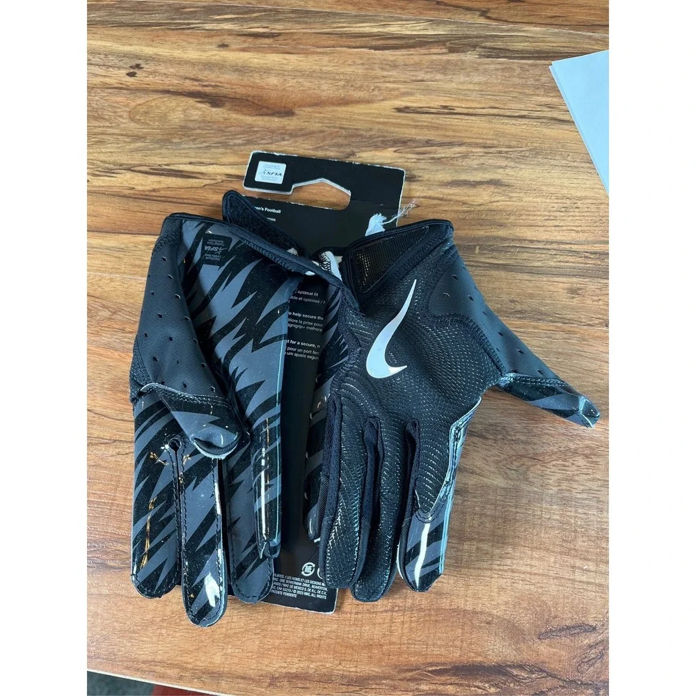 Nike Vapor Jet 8 Women's Football Gloves - Black/White, Small